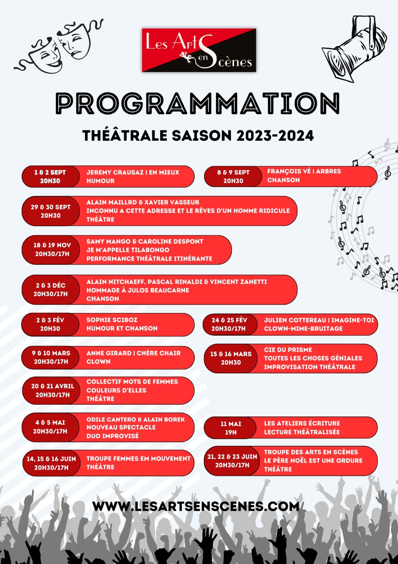 Programmation 2023–2024