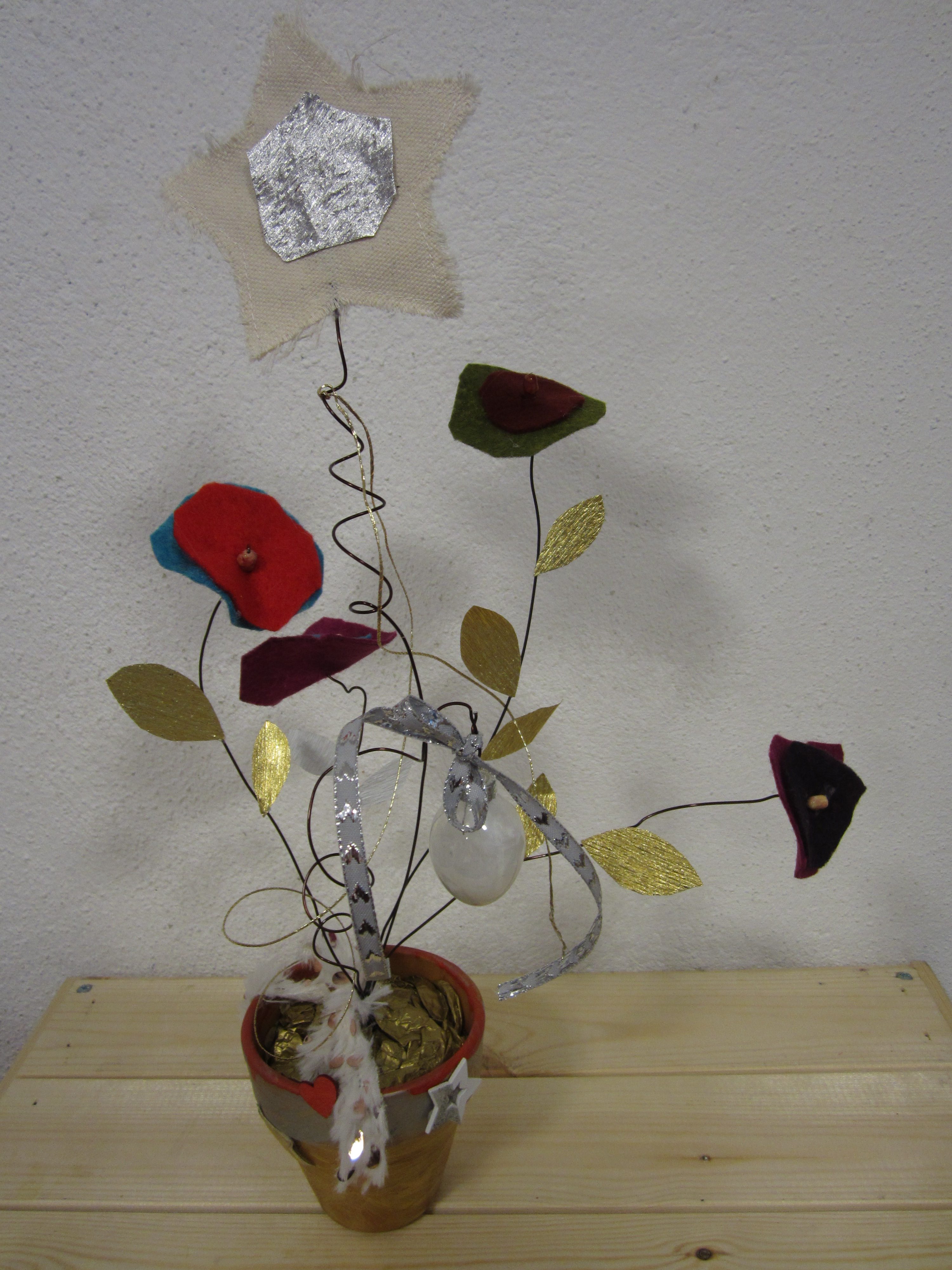 Arts plastiques — un bouquet de fleurs