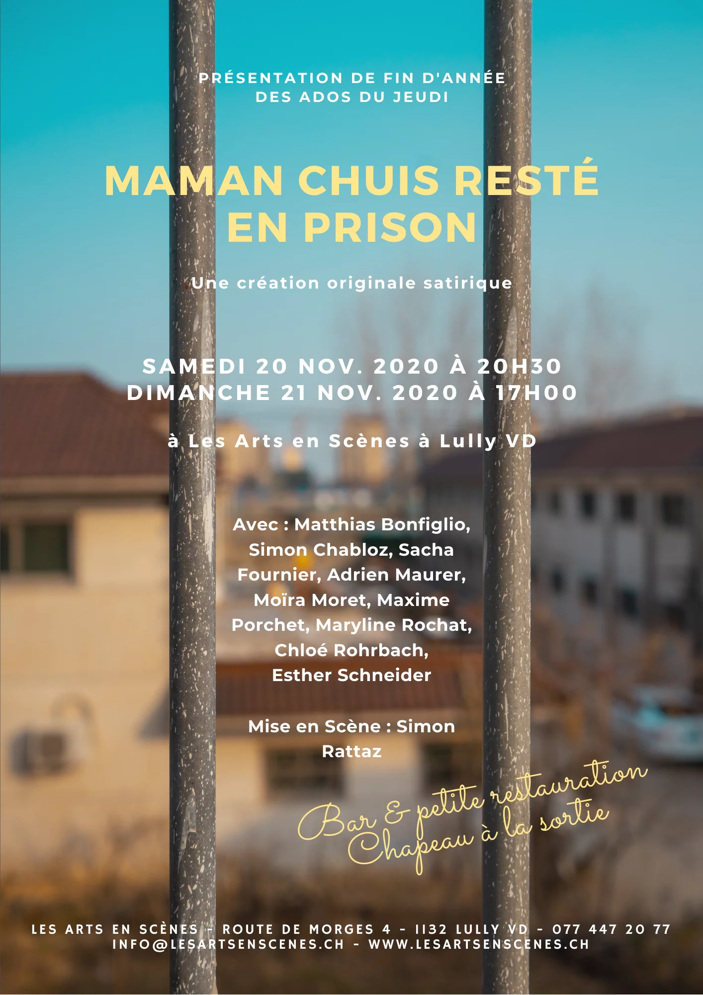 Maman, chuis resté en prison