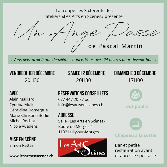 Un Ange Passe — verso
