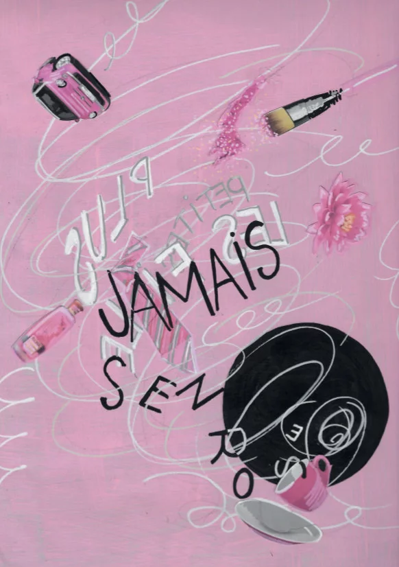 Encore les petites filles en rose — recto